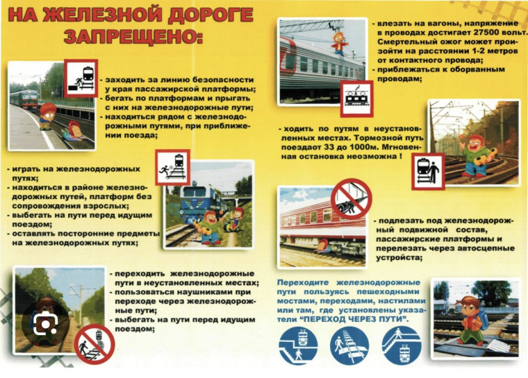 "Правила безопасного поведения вблизи железнодорожных объектов".